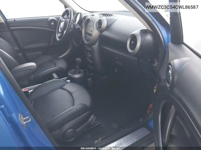 WMWZC3C54CWL86587 2012 Mini Cooper S Countryman