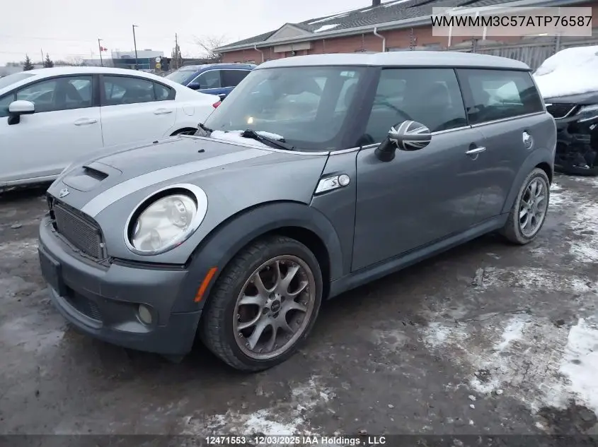 WMWMM3C57ATP76587 2010 Mini Cooper S Clubman