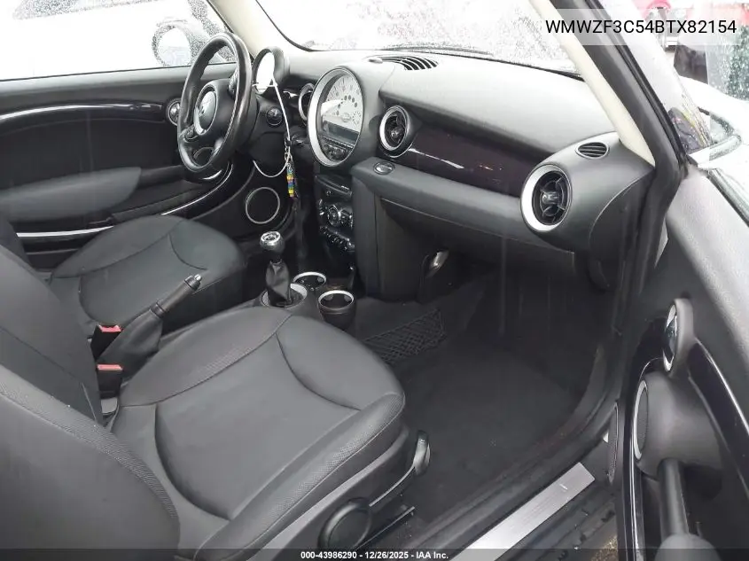 2011 Mini Cooper Clubman VIN: WMWZF3C54BTX82154 Lot: 45389865