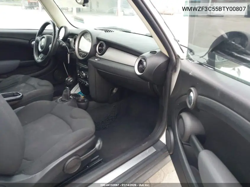 WMWZF3C55BTY00807 2011 Mini Cooper Clubman