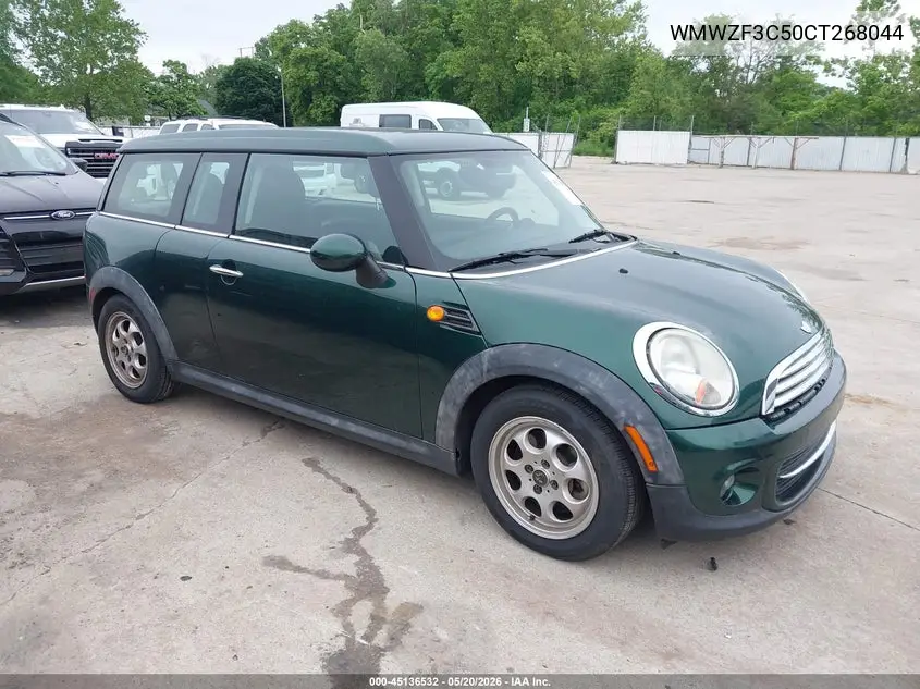 2012 Mini Cooper Clubman VIN: WMWZF3C50CT268044 Lot: 45136532