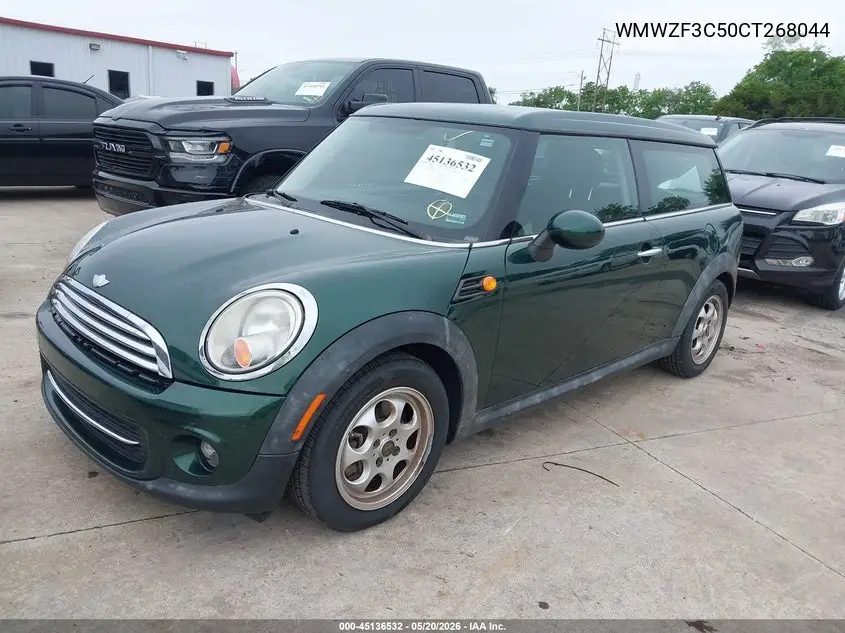 2012 Mini Cooper Clubman VIN: WMWZF3C50CT268044 Lot: 45136532