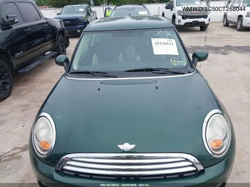 2012 Mini Cooper Clubman VIN: WMWZF3C50CT268044 Lot: 45136532