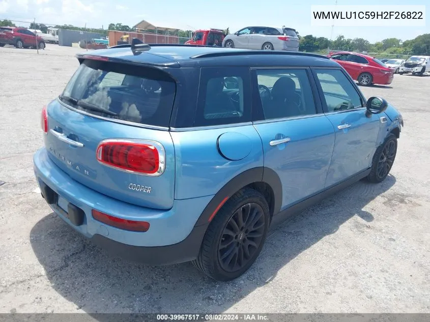 WMWLU1C59H2F26822 2017 Mini Clubman Cooper