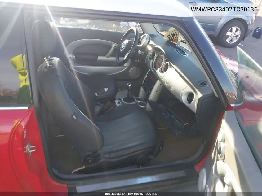 WMWRC33402TC30136 2002 Mini Cooper