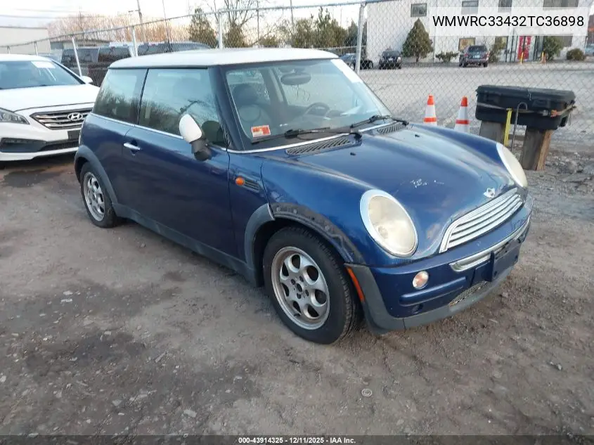 WMWRC33432TC36898 2002 Mini Cooper