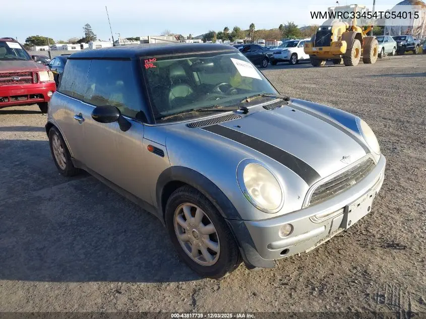 WMWRC33454TC54015 2004 Mini Cooper