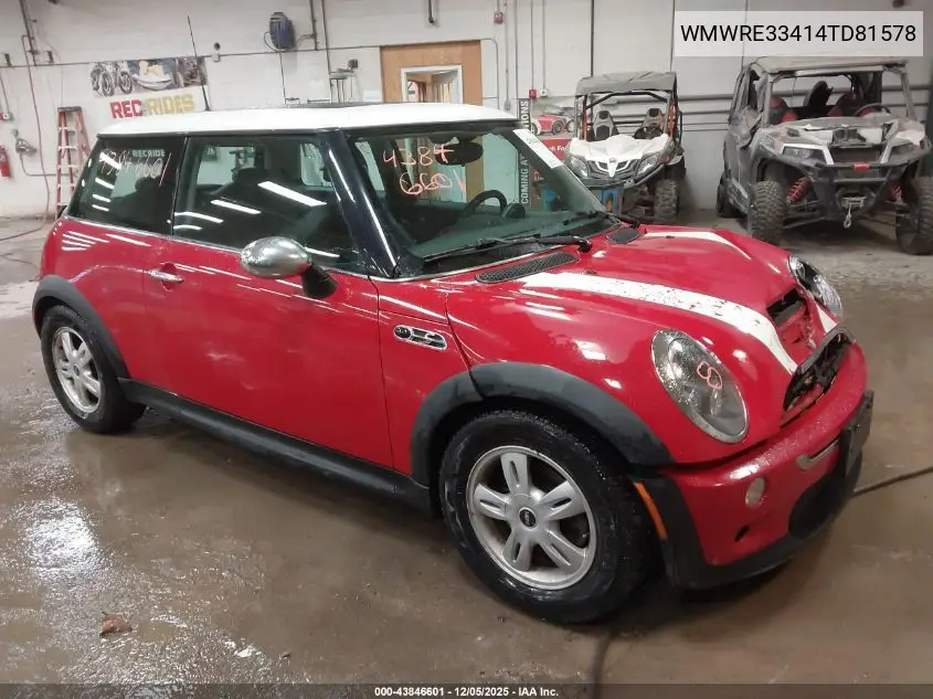 WMWRE33414TD81578 2004 Mini Cooper S