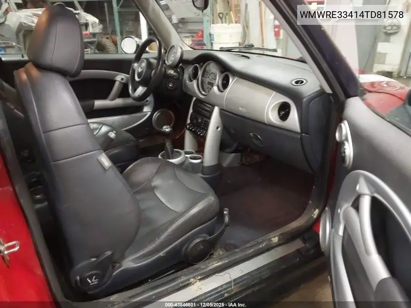 WMWRE33414TD81578 2004 Mini Cooper S