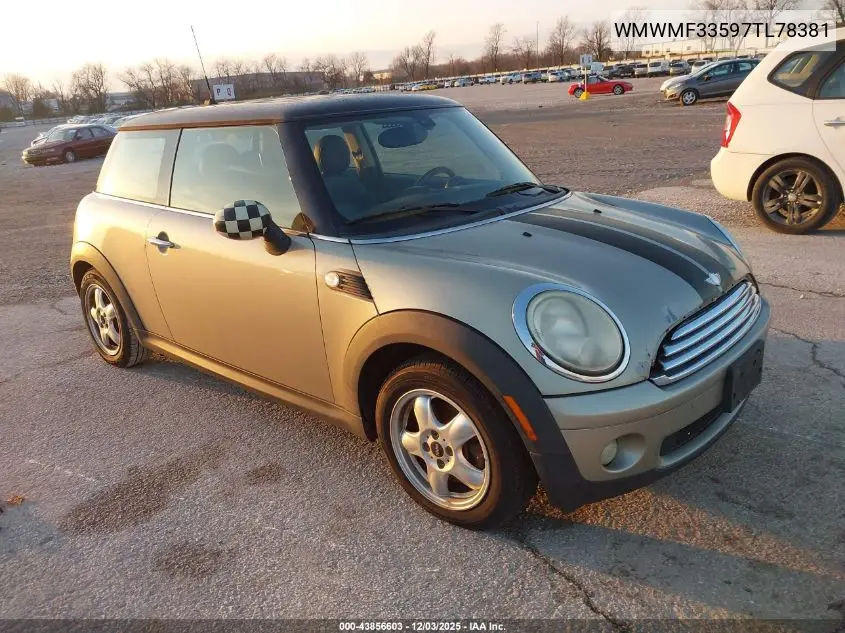 WMWMF33597TL78381 2007 Mini Cooper