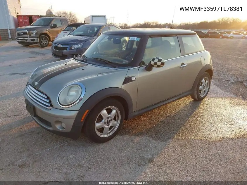 WMWMF33597TL78381 2007 Mini Cooper