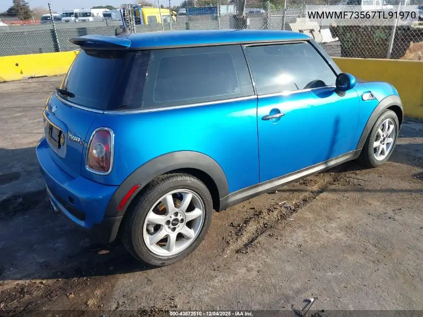 WMWMF73567TL91970 2007 Mini Cooper S