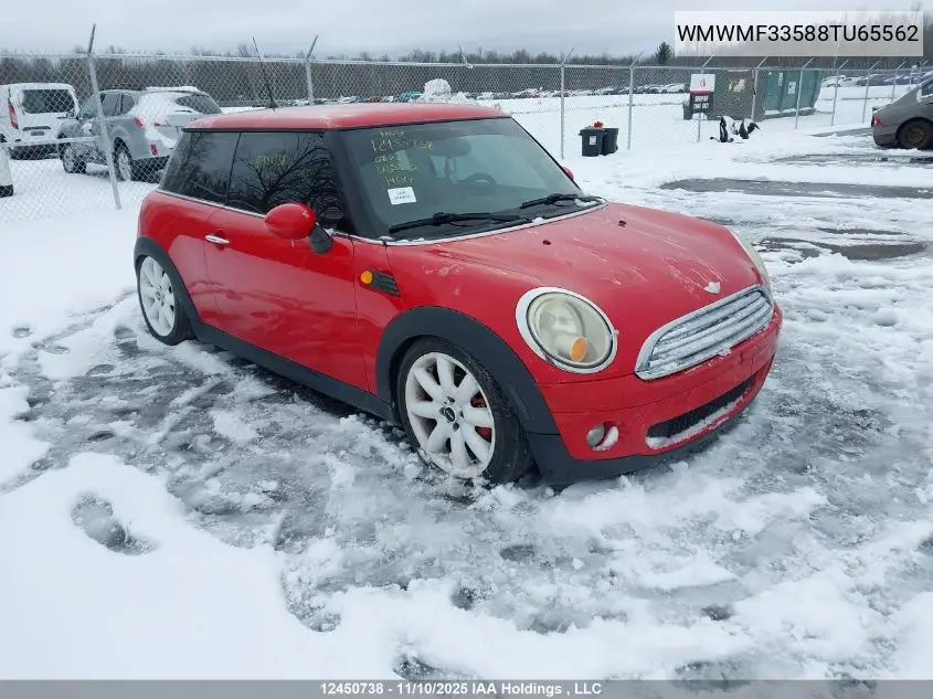 WMWMF33588TU65562 2008 Mini Cooper Classic