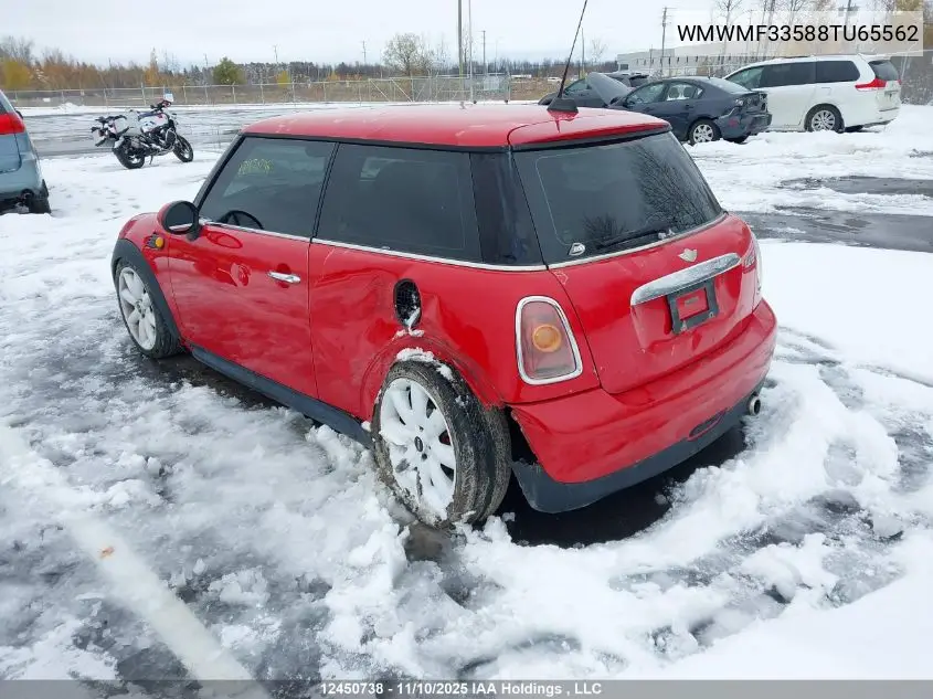 WMWMF33588TU65562 2008 Mini Cooper Classic