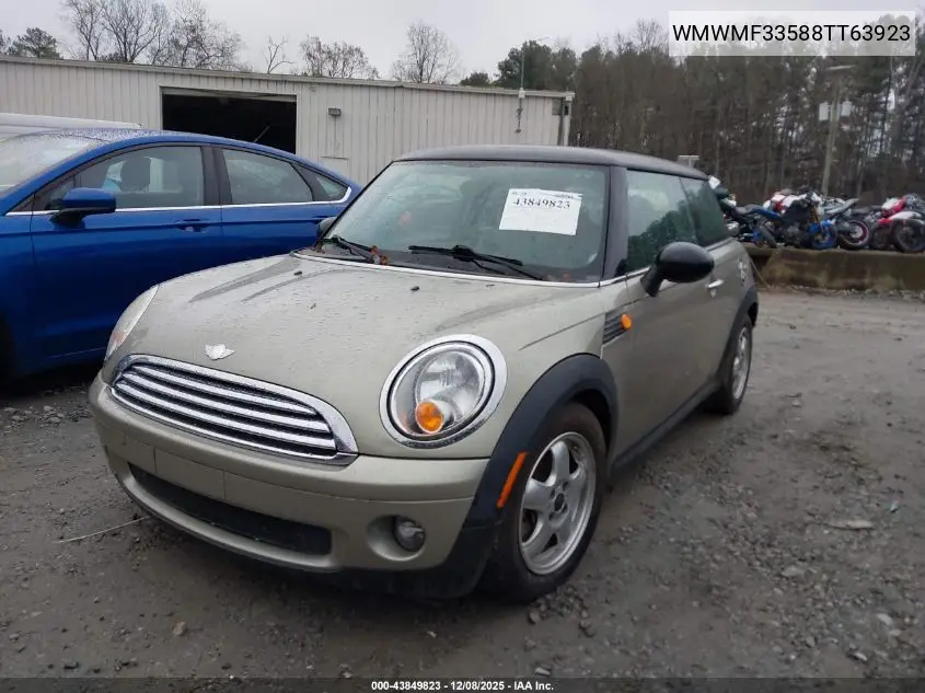 WMWMF33588TT63923 2008 Mini Cooper