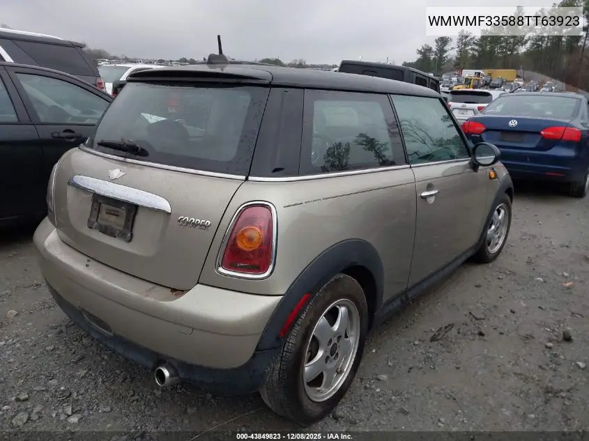 WMWMF33588TT63923 2008 Mini Cooper