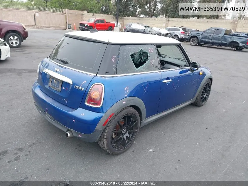 WMWMF33539TW70529 2009 Mini Cooper