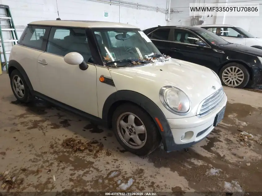 WMWMF33509TU70806 2009 Mini Cooper