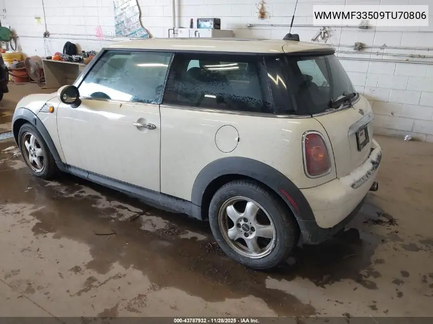 WMWMF33509TU70806 2009 Mini Cooper