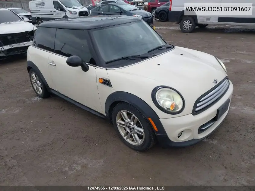 WMWSU3C51BT091607 2011 Mini Cooper
