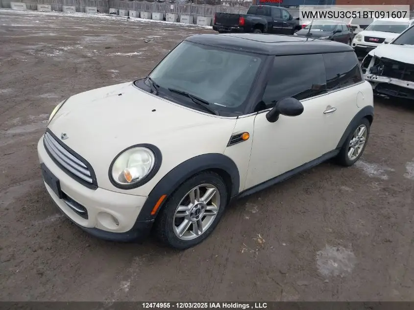 WMWSU3C51BT091607 2011 Mini Cooper