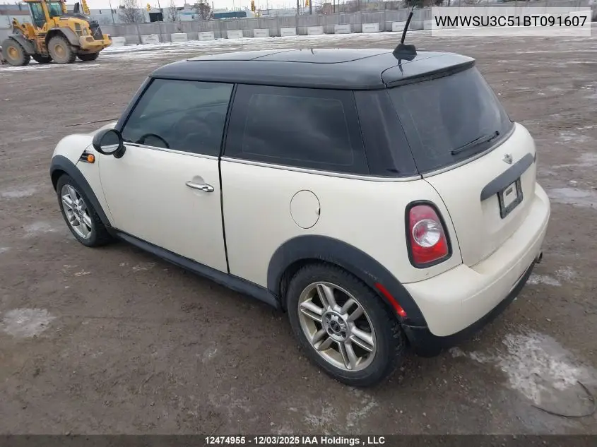 WMWSU3C51BT091607 2011 Mini Cooper