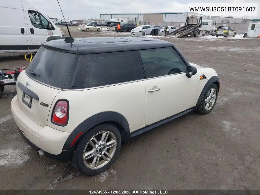 WMWSU3C51BT091607 2011 Mini Cooper
