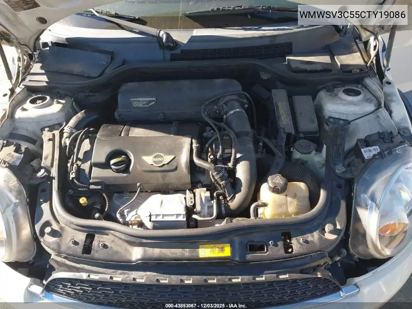 WMWSV3C55CTY19086 2012 Mini Cooper S