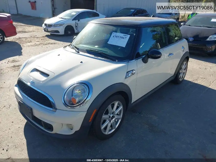 WMWSV3C55CTY19086 2012 Mini Cooper S