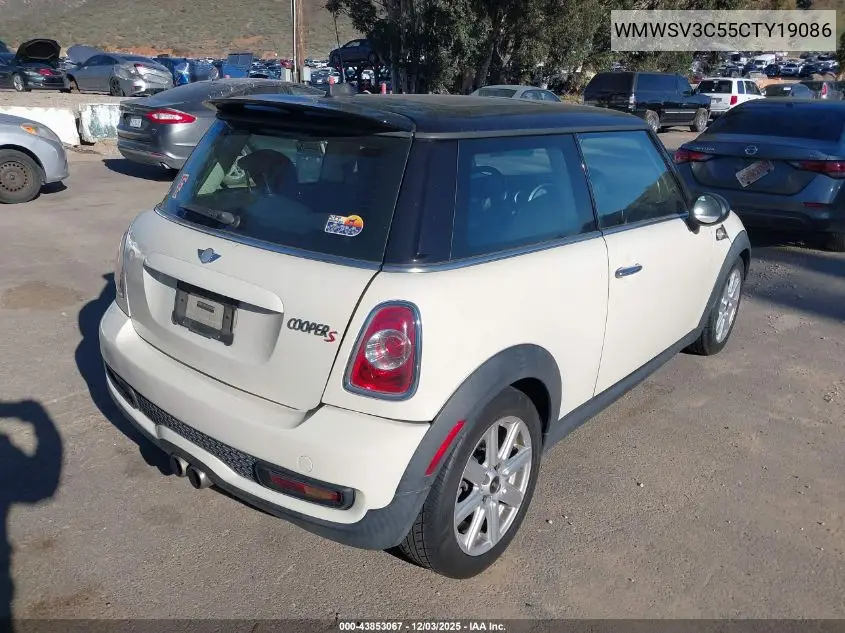 WMWSV3C55CTY19086 2012 Mini Cooper S
