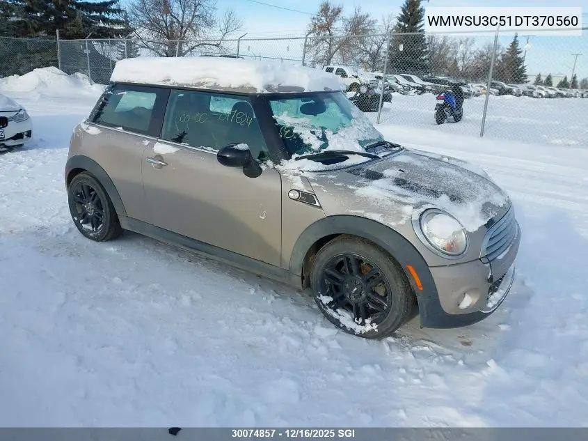 WMWSU3C51DT370560 2013 Mini Cooper