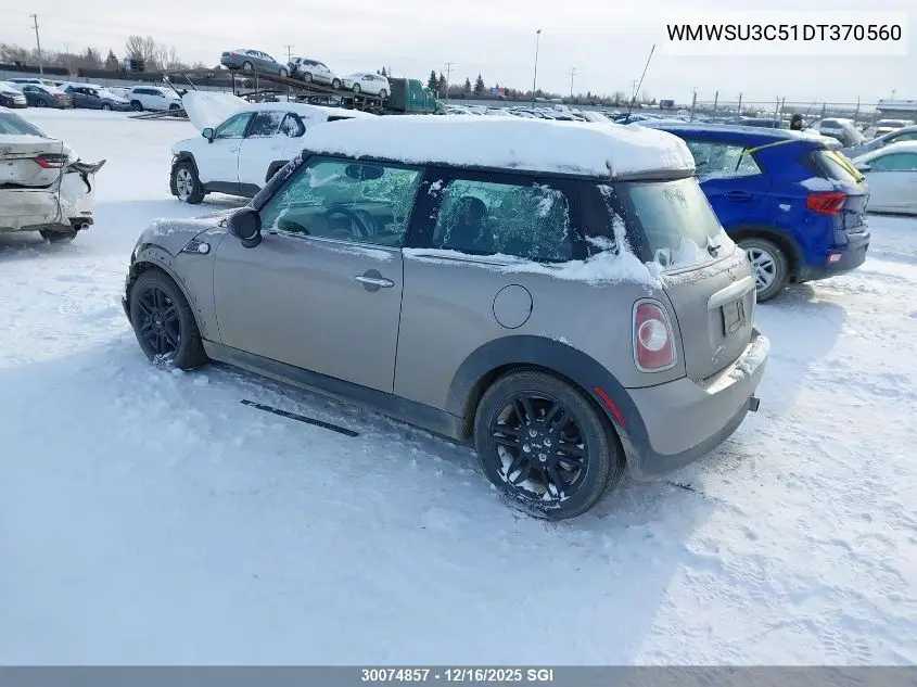WMWSU3C51DT370560 2013 Mini Cooper