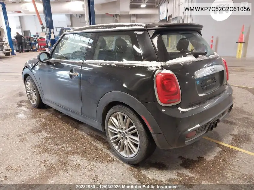 WMWXP7C52G2C61056 2016 Mini Cooper S