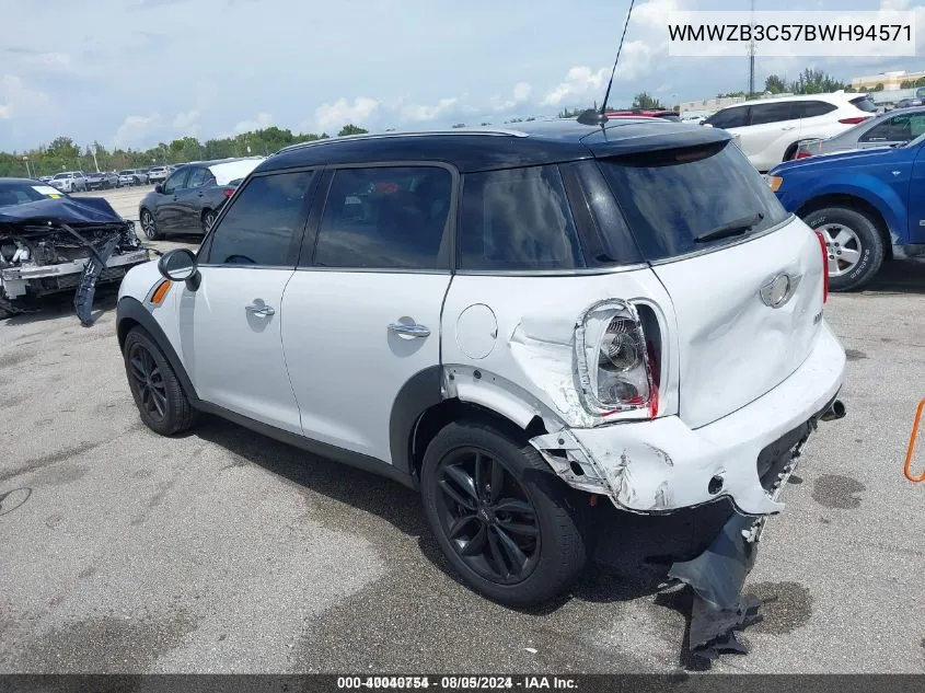 WMWZB3C57BWH94571 2011 Mini Cooper Countryman