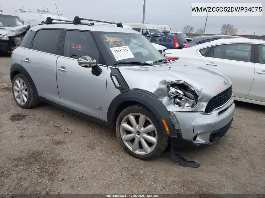 WMWZC5C52DWP34075 2013 Mini Countryman Cooper S