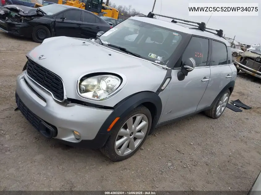 WMWZC5C52DWP34075 2013 Mini Countryman Cooper S
