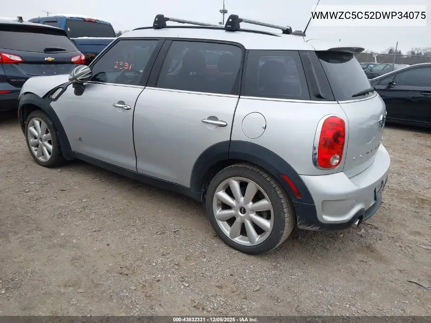 WMWZC5C52DWP34075 2013 Mini Countryman Cooper S