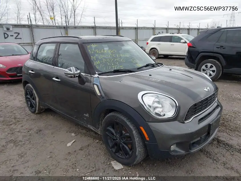 WMWZC5C56EWP37756 2014 Mini Countryman Cooper S