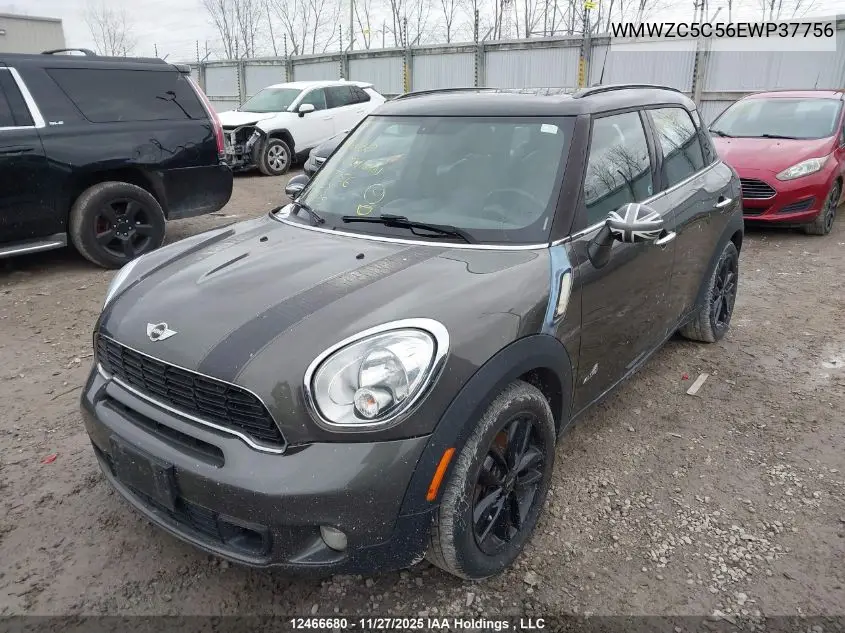 WMWZC5C56EWP37756 2014 Mini Countryman Cooper S