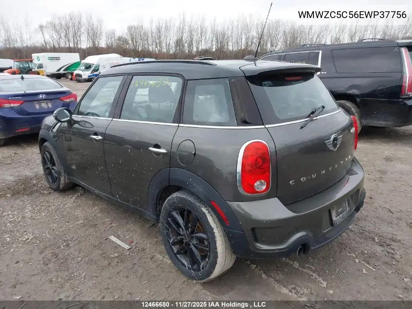 WMWZC5C56EWP37756 2014 Mini Countryman Cooper S