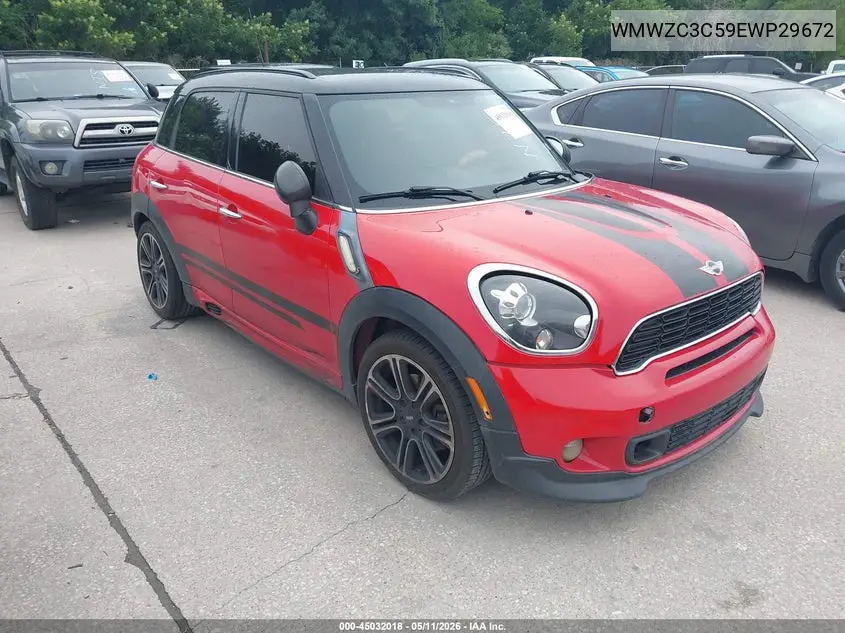 2014 Mini Countryman Cooper S VIN: WMWZC3C59EWP29672 Lot: 45032018