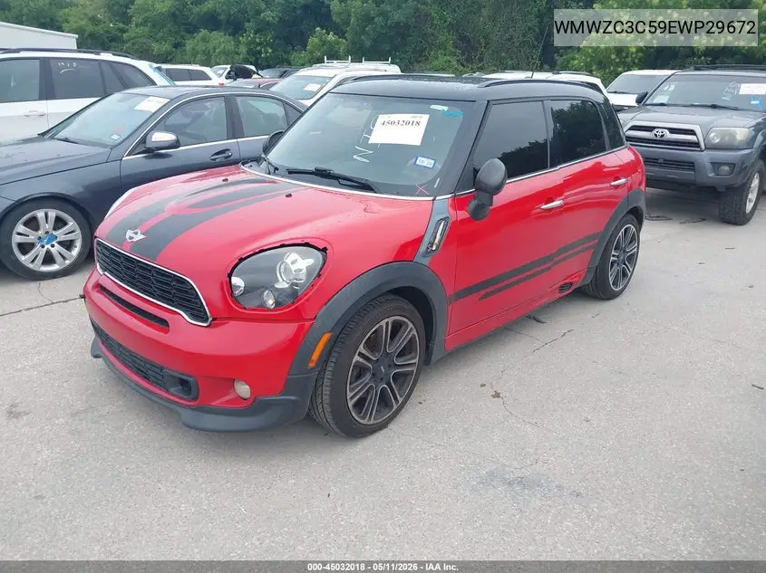 2014 Mini Countryman Cooper S VIN: WMWZC3C59EWP29672 Lot: 45032018