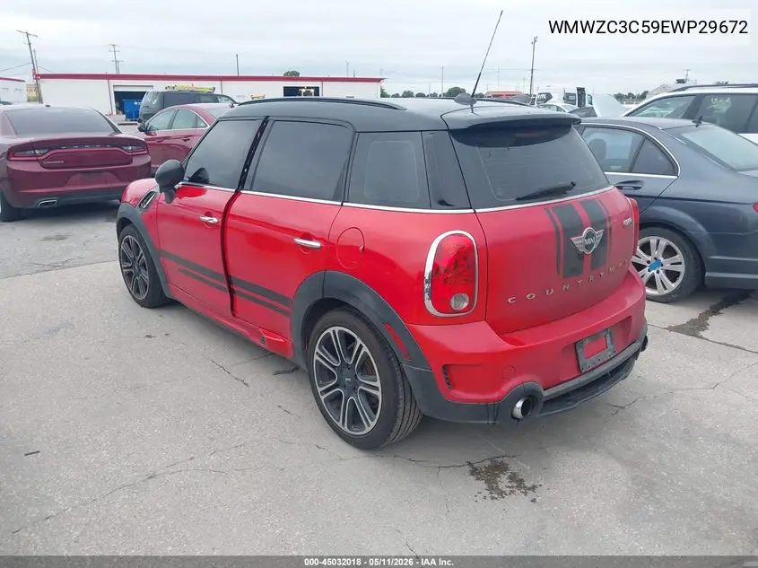 2014 Mini Countryman Cooper S VIN: WMWZC3C59EWP29672 Lot: 45032018