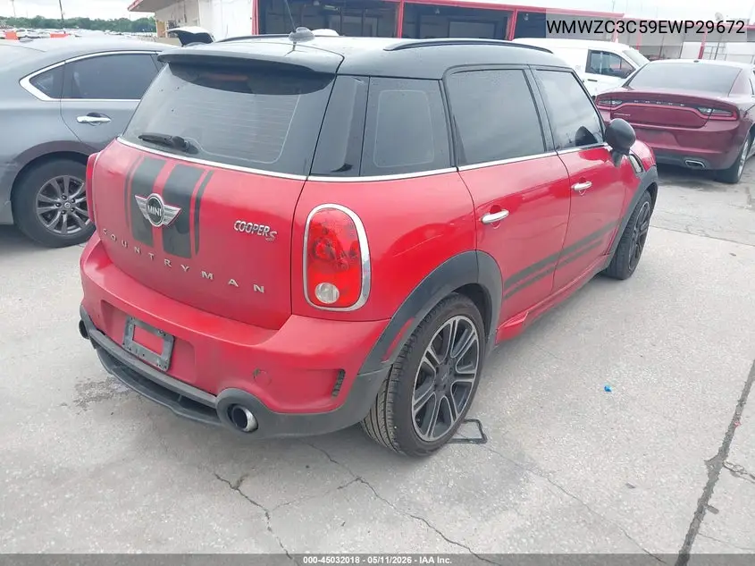 2014 Mini Countryman Cooper S VIN: WMWZC3C59EWP29672 Lot: 45032018