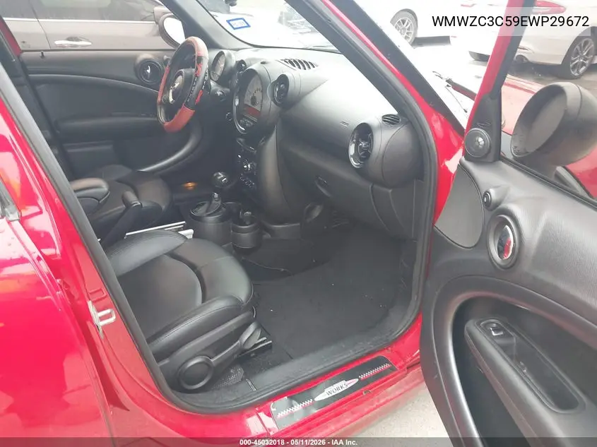2014 Mini Countryman Cooper S VIN: WMWZC3C59EWP29672 Lot: 45032018