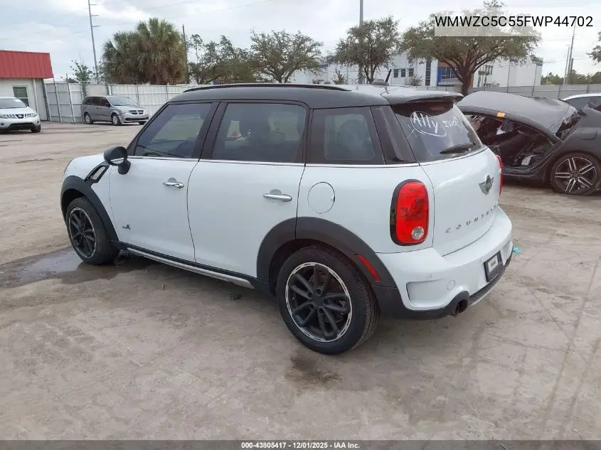 WMWZC5C55FWP44702 2015 Mini Countryman Cooper S