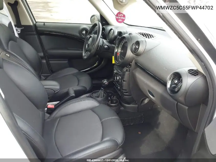 WMWZC5C55FWP44702 2015 Mini Countryman Cooper S