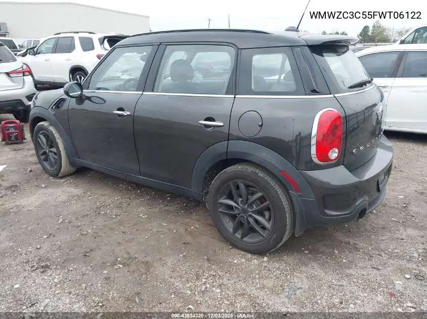 WMWZC3C55FWT06122 2015 Mini Countryman Cooper S
