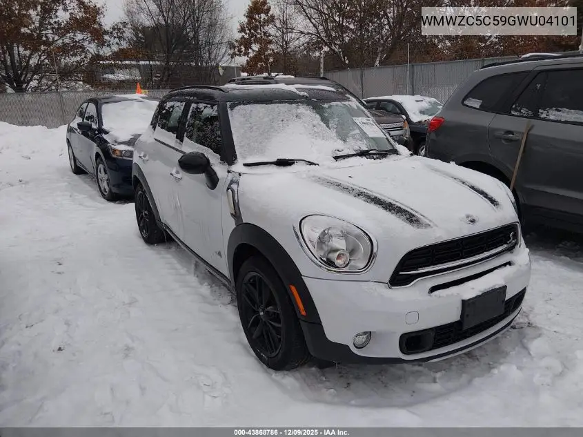 WMWZC5C59GWU04101 2016 Mini Countryman Cooper S