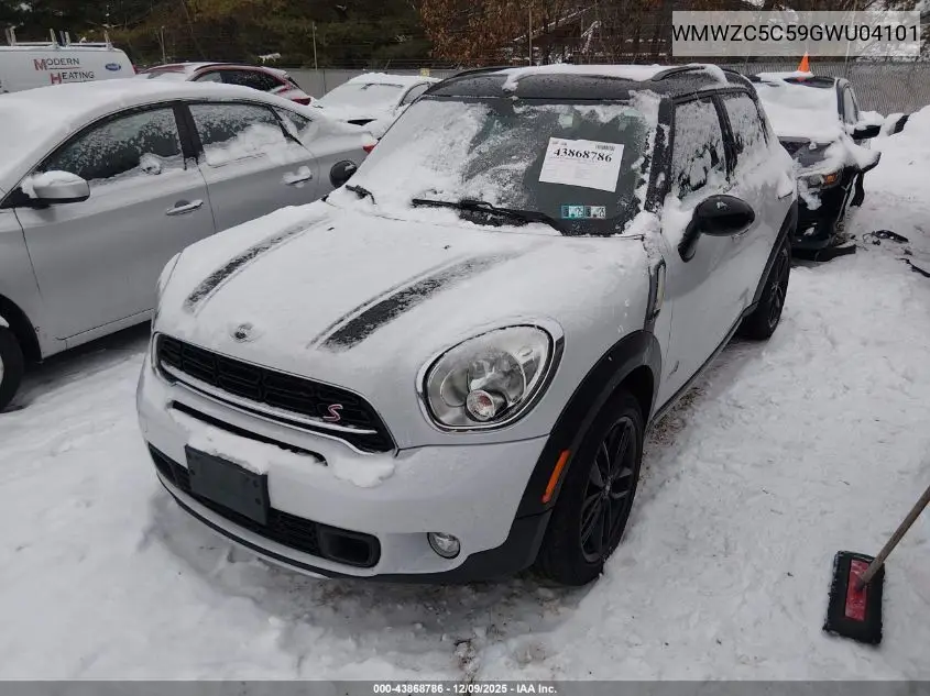 WMWZC5C59GWU04101 2016 Mini Countryman Cooper S